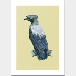 Hooded crow Posters and Art